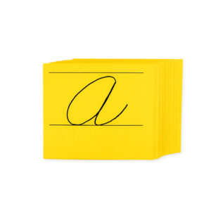 Capital Right-Handed Cursive Stroking Cards