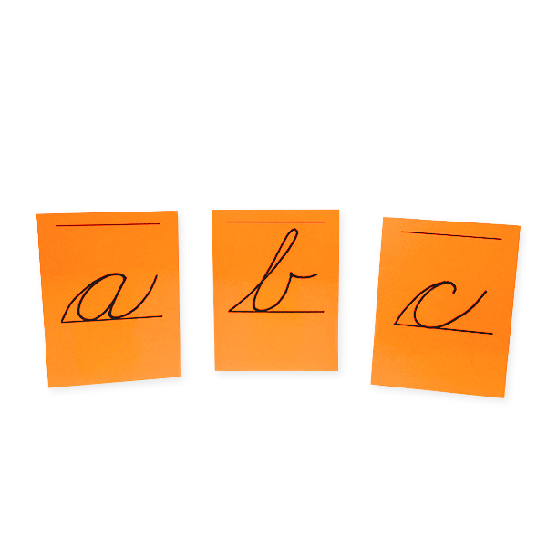 Lowercase Right-Handed Orientation Cursive Magnets