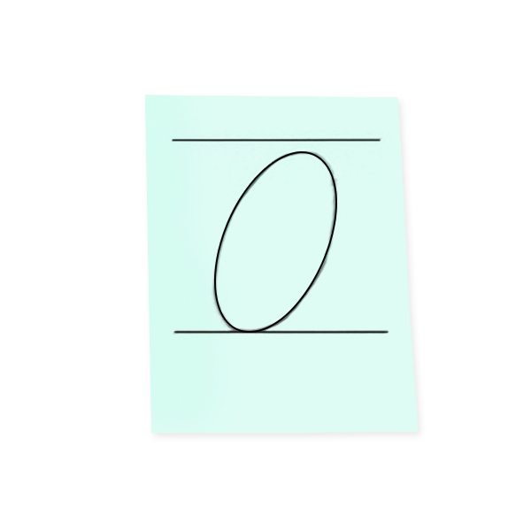 Right-Handed Cursive Numeral Stroking Cards